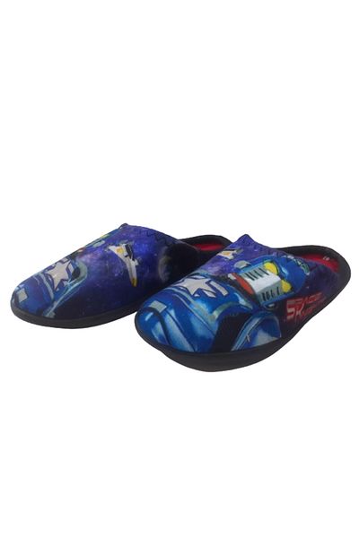 GEZER Boy's Sax Red Space Figured Indoor Slippers