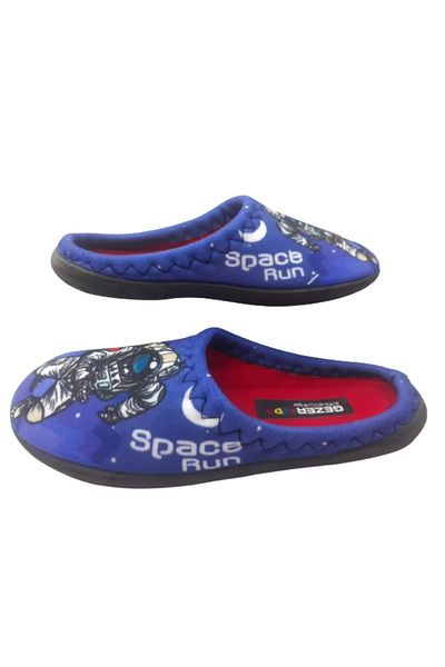 GEZER Boy's Sax Red Robot Figured Indoor Slippers