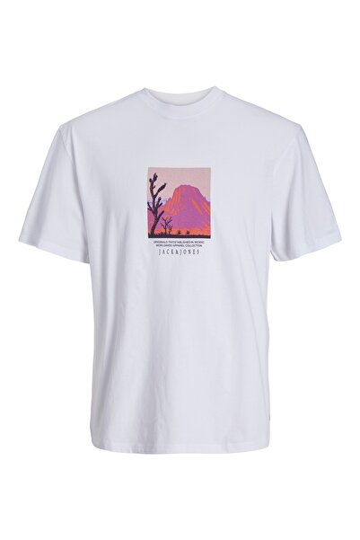 Jack & Jones JORLUCCA GRAPHIC TEE ΜΕ ΚΟΡΥΦΑΙΑ ΣΤΟΥΡΑ ΣΤΗΝ ΚΑΛΑΜΑΡΙΑ