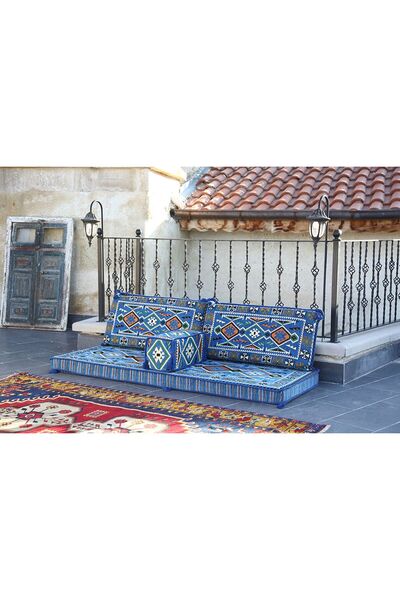 BAKIRÖZÜ HOME Şark Köşesi Takımı, Ev ve Mobilya, Şark Odası 4 Parça Anadolu M...