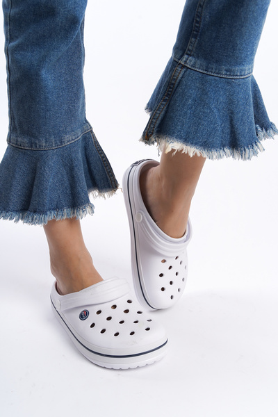 eformoda by emre yılmaz White Women's Slippers