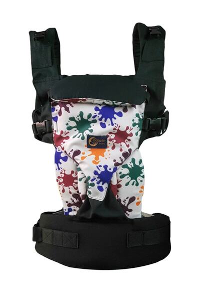 Babalinbaby Renkli Boyalar 360 / Dışa Dönük Ergonomik Kanguru