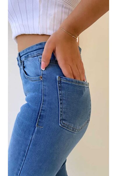 LİMABEL Medium Flare Leg Jeans High Waist Spanish Jeans
