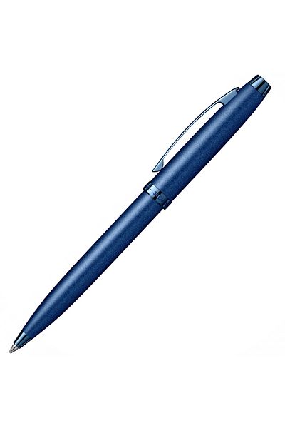 Sheaffer 100 Satin Blue PVD Coated Ballpoint Pen