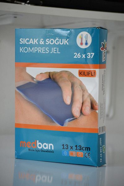 MEDBAN 3 قطع من الضواغط الحرارية الساخنة والباردة مع علبة 26x37