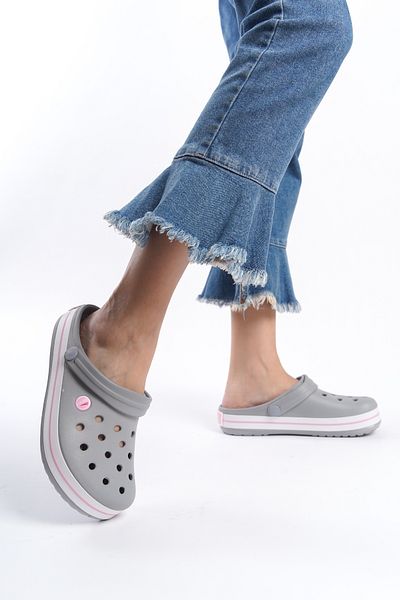 eformoda by emre yılmaz Gray Powder Women's Slippers CEX-CRCS