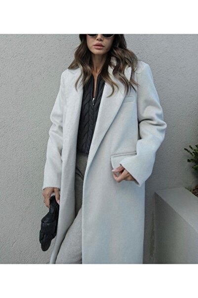 My Blog Dámský šedý kabát prémiové kvality Tokyo Stamp