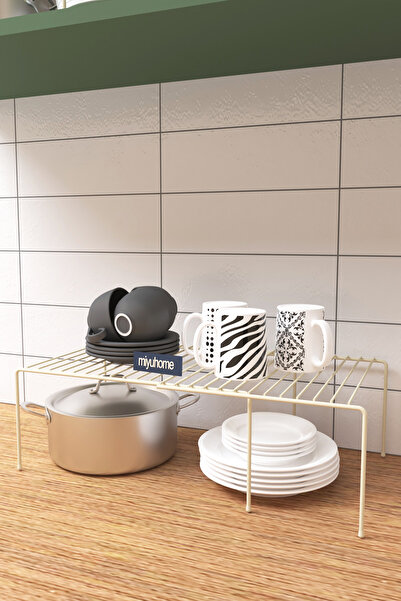 moniev Genişletilebilir Raf Ayarlanabilir Dolap İçi Düzenleyici Mutfak Düzenleyici Banyo Düzenleyici