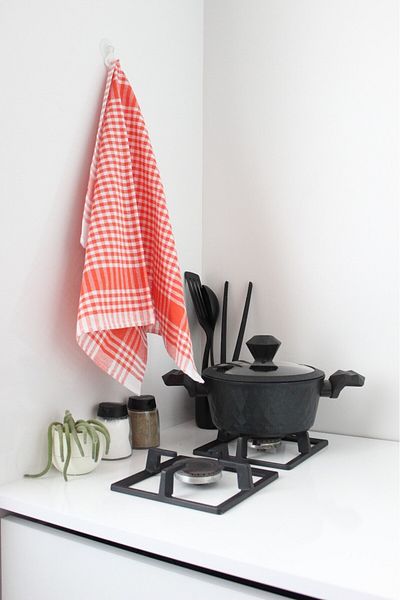 GOLDRİSE Pöti Checkered Drying Cloth Kitchen Dish Drying Cloth Serving Napkin Feeding Cover (1 PC)