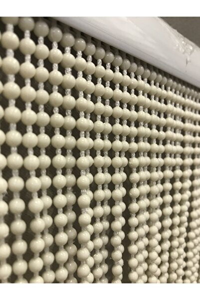 özdeğer home 100x200krem Sıfır Aralık Plastik Zincir Perde Sineklik Kapı Perdesi