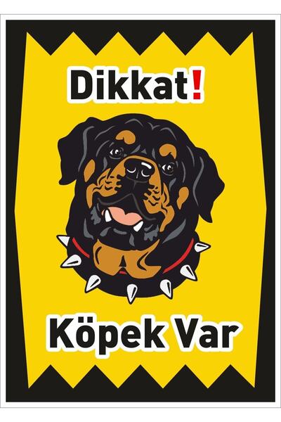Pass Pano Warning and Direction Signs "Caution Dog Present" 25X35Cm Dekota Sheet
