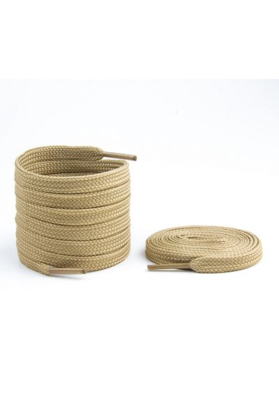 AiryFooT Shoelaces 120 Cm Flat Beige 1 Pair