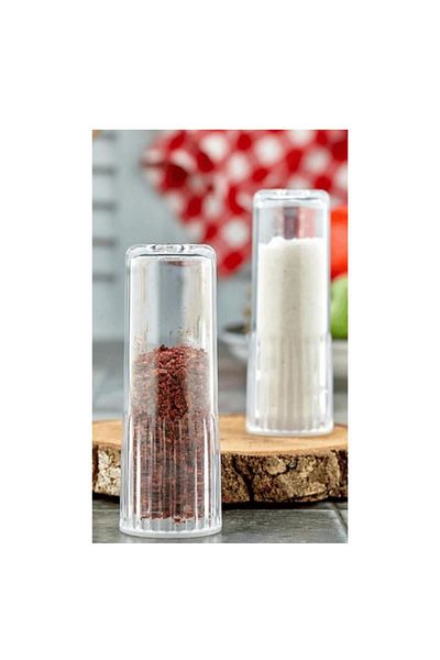 Gondol T.Concept Mica Crystal Salt and Pepper Shakers Transparent