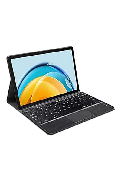 Microcase تابلت متوافق مع Samsung Galaxy Tab S9+ S9 Plus مقاس 12.4 بوصة - مع لوحة لمس بلوتوث وحامل - BKK5