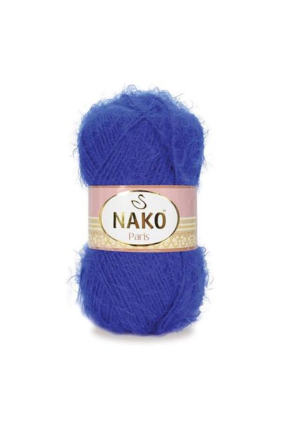 NAKO 5 Pieces Paris Hand Knitting Yarn 10357 Saks Blue