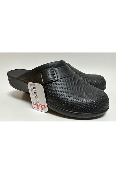GEZER Unisex Μαύρος Extra Light Νεροχύτης - Αδιάβροχη Κουζίνα Μπαλκόνι Βεράντα Κήπος Παντόφλες υγρού δαπέδου