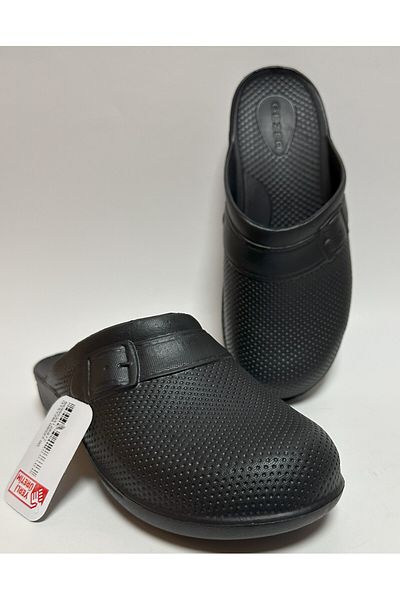 GEZER Unisex Μαύρος Extra Light Νεροχύτης - Αδιάβροχη Κουζίνα Μπαλκόνι Βεράντα Κήπος Παντόφλες υγρού δαπέδου