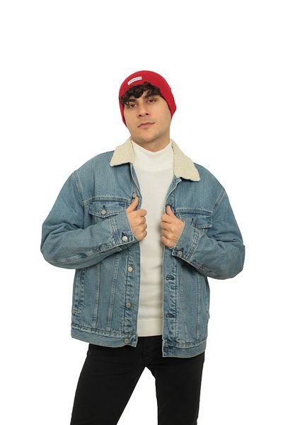 RTD&VLD RTD & VLD Men's Plain Long Knitwear Beret