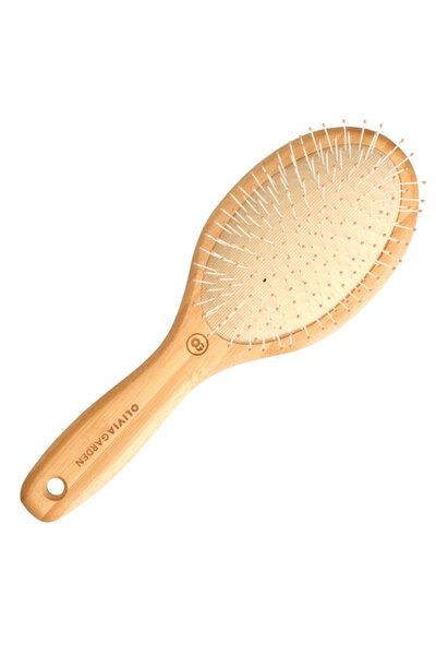 Olivia Garden Βούρτσα μαλλιών Bamboo Touch Detangle Nylon Medium Bamboo