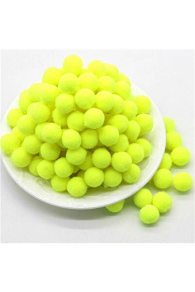 MutluBiDünya 50 adet 2.5 cm peluş ponpon