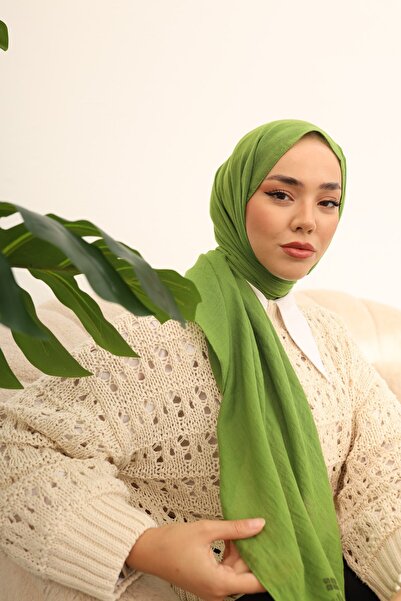 Silk Home Organik Jazz Şal 78003-86 Fıstık Yeşili