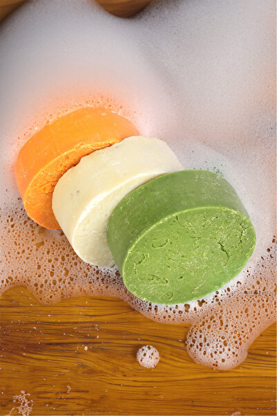 Şık Kalıp مجموعة صابون مستديرة (لوز، صابون ميننجيك)