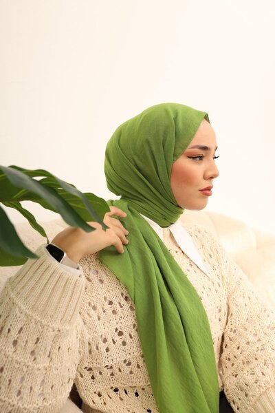 Silk Home Organik Jazz Şal 78003-86 Fıstık Yeşili