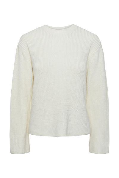 PIECES Ls O-Neck Strick Noos