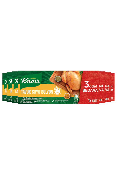 Knorr Tavuk Suyu Tablet Bulyon 12li 7 Adet
