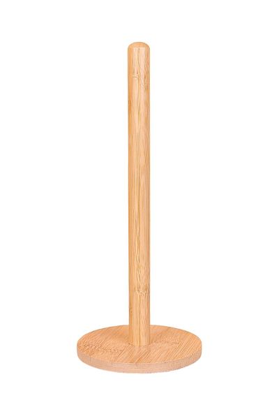 ELEGANCEV Държач за хартиени кърпи от бамбук - кръгла основа - 27 см