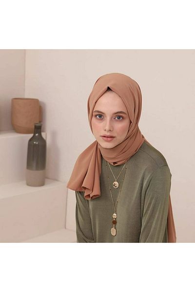 FRESCO SCARFS Hijab Hijab Medina Μεταξωτό Σάλι