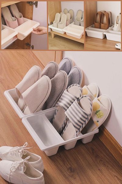 Bayev Roman Slipper Organizer - Κάθετη ράμπα, όρθια ράμπα παπουτσιών 3 τμημάτων