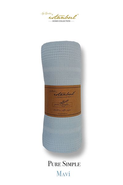ASY Collection Single Person Single Pike Istanbul Home - Blue Color