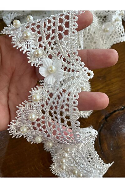 Gönülden Tasarım عرض 6 سم لؤلؤة مطرز جبر الشريط الزخرفية الشريط الحدود زين 1 متر