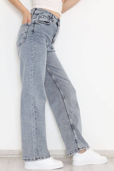 geenz manifacture Ψηλόμεσο παντελόνι Roman Lycra Leg Palazzo