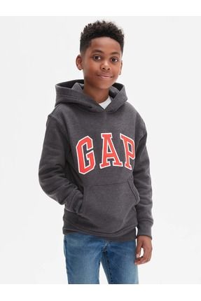 Gap logo kapüşonlu sweatshirt discount