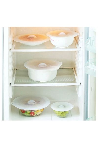CKM silikon 24 cm Grey Silicone Bowl Pot Lid - Practical Kitchen Utensils