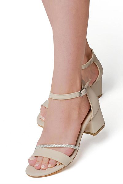 Ayakkabı Fuarı Pantofi cu toc Elit Mst728V pentru femei, bronz
