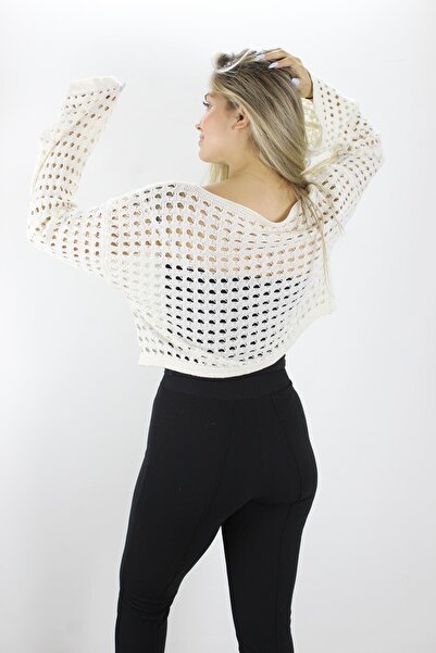 Rouge basıc Lace-Up Cardigan