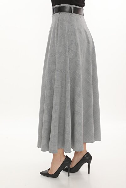 SORALLİNE СПІДНИЦЯ ЖІНОЧА KLOS 779 СІРА В КЛІТИНКУ