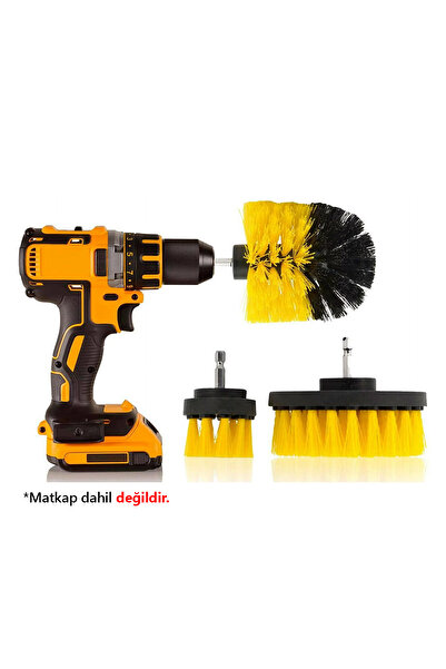 NOYİSKA 3lü Matkap Ucu Banyo Küvet Duşakabin Araba Jant Tekerlek Derz Koltuk ...