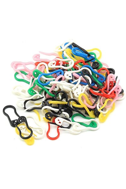ATOS Plastik Çengelli Iğne Renkli 500 Adet