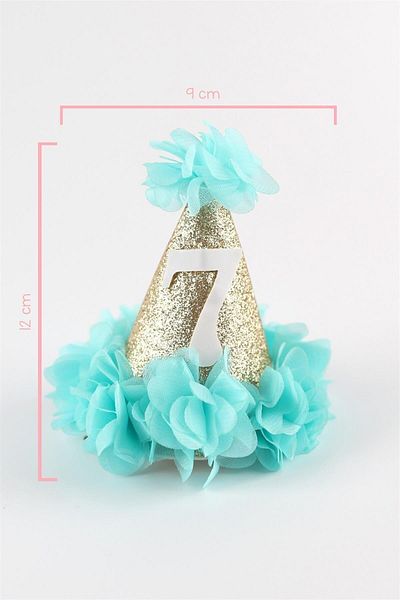 Le Mabelle Mint 7 Years Funnel Birthday Clip Buckle