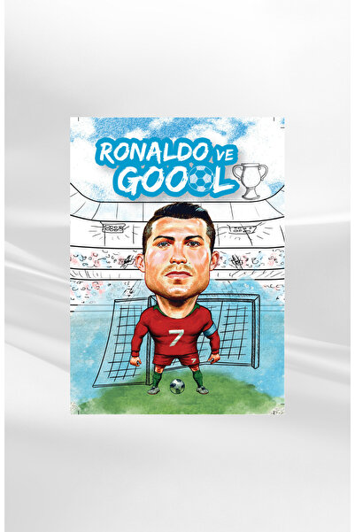 Otantik Kitap Ronaldo Not Defteri - Sevdiğiniz Futbolcular (Ronaldo ve Goool)