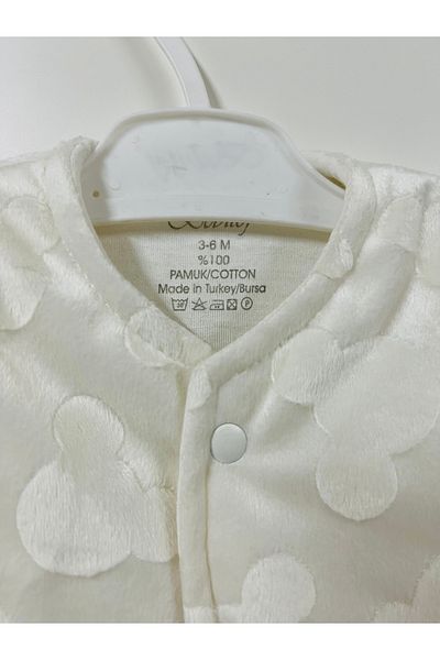 Kidstrend 0-9 Months Bebitof Baby Girl Boy Miky Plush Vest 100% Cotton