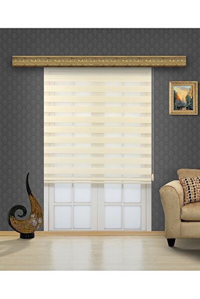 VENASSA KREM BAMBU ZEBRA STOR GÜNEŞLİK PERDE
