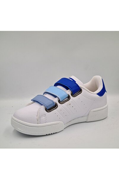 Jump 30110 White Blue Boy's Sneaker Sneakers