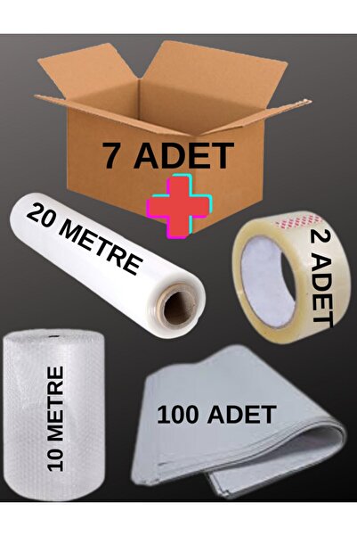 Genel Markalar Ev Taşınma Seti Resimdeki Ürünler Koli + Koli Bantı + Ambalaj ...