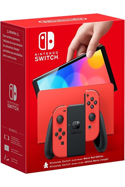 Nintendo Switch OLED Model Mario Kırmızı (Distribütür Garantli)