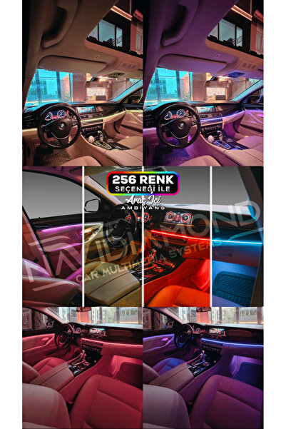 NAVİDİAMOND Navıdıamond Bmw E60-e90-e92-f10-f20-f30-x3-x4-x5 Özel Tasarım 256 Renk Araç Içi Ambiyans